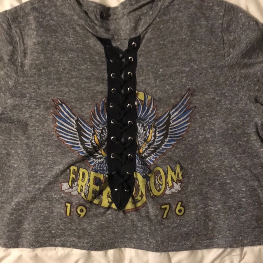 edgy crop top